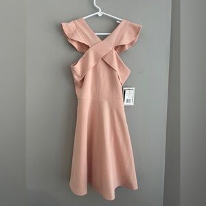 Girls new dress size 8 blush color
